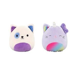 Squishmallows Flipamallows Plush Taghi & Cienna Jazwares Stuffed Animal Dog Cat
